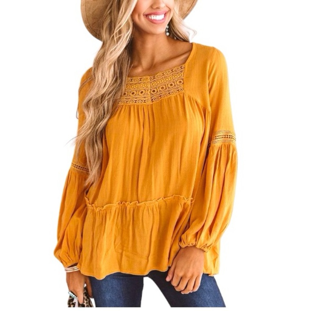 Oddy Honey Shift Top Blouse